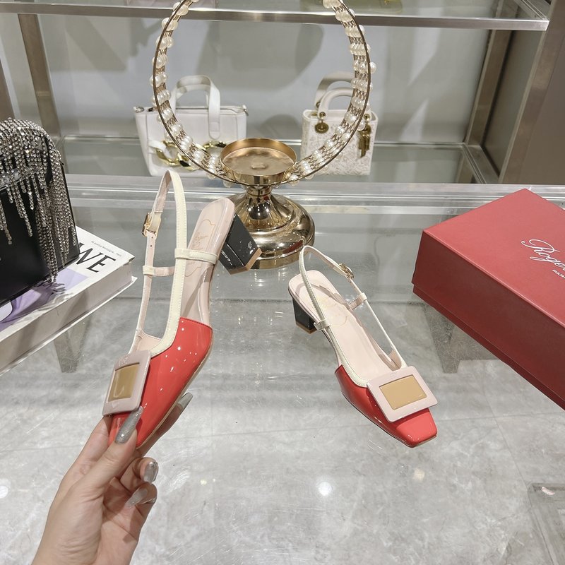 로저 비비에 뉴 컬러 미들 힐 샌들 001-259042