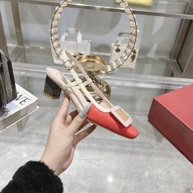 로저 비비에 뉴 컬러 미들 힐 샌들 001-259042