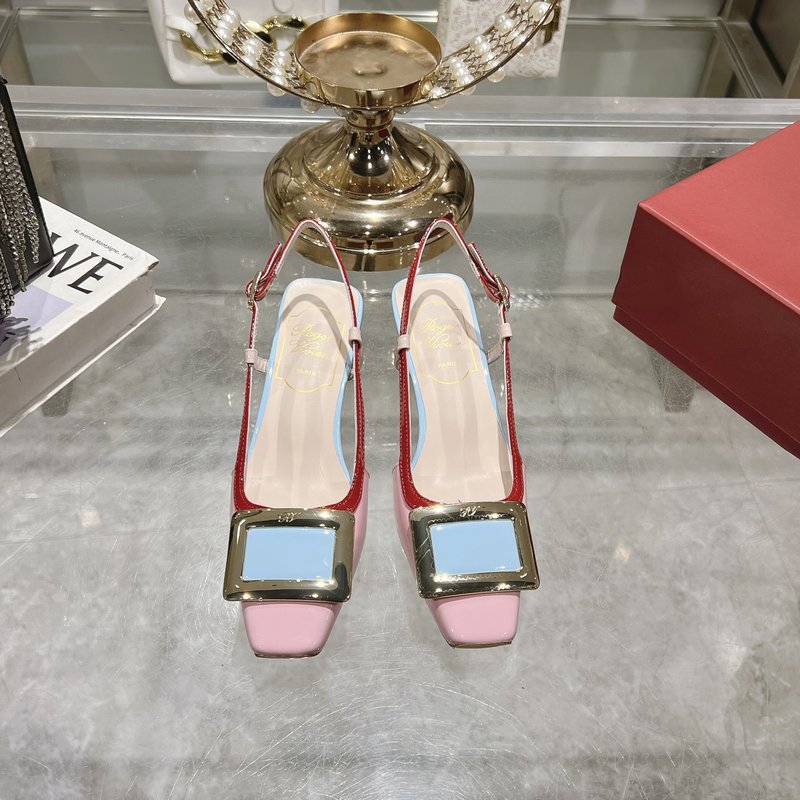 로저 비비에 뉴 컬러 미들 힐 샌들 001-259075