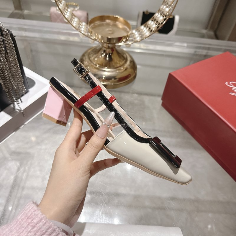 로저 비비에 뉴 컬러 블록 샌들 001-259081