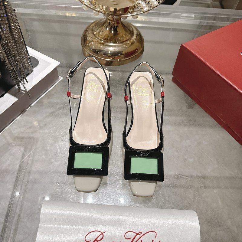 로저 비비에 뉴 컬러 블록 샌들 001-259081