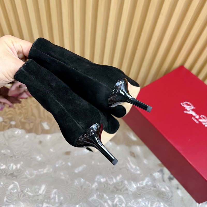 로저 비비에 클래식 버클 두꺼운 밑창 앵클부츠 001-259098