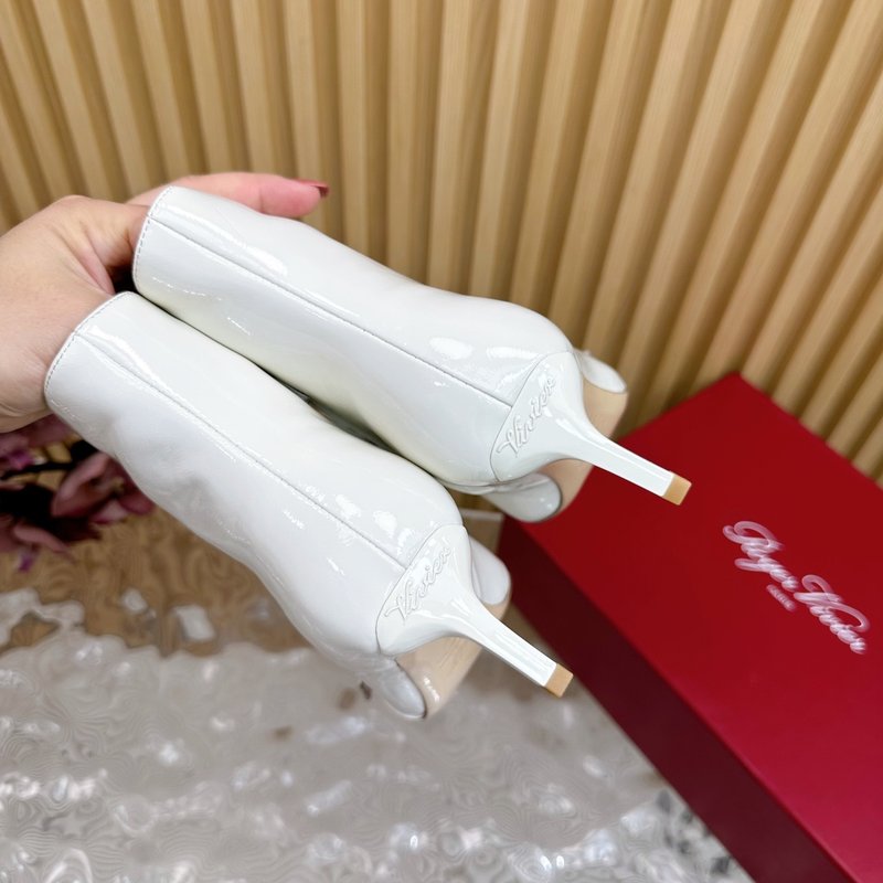 로저 비비에 클래식 버클 두꺼운 앵클부츠 001-259099