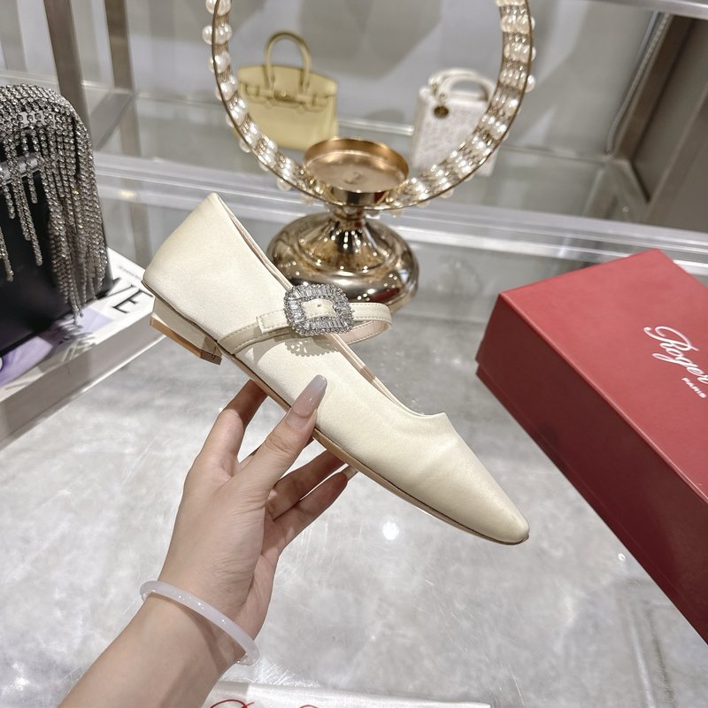 로저 비비에 원 스트랩 더블 버클 발레리나 슈즈 001-259102