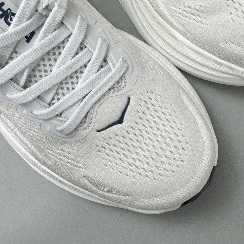 HOKA 본디 9 화이트/옐로우 로우탑 러닝화 001-259531