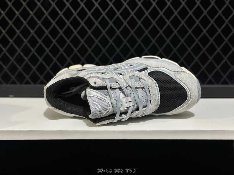 아식스 GEL-NYC 통기성 메쉬 빈티지 러닝화 001-259541
