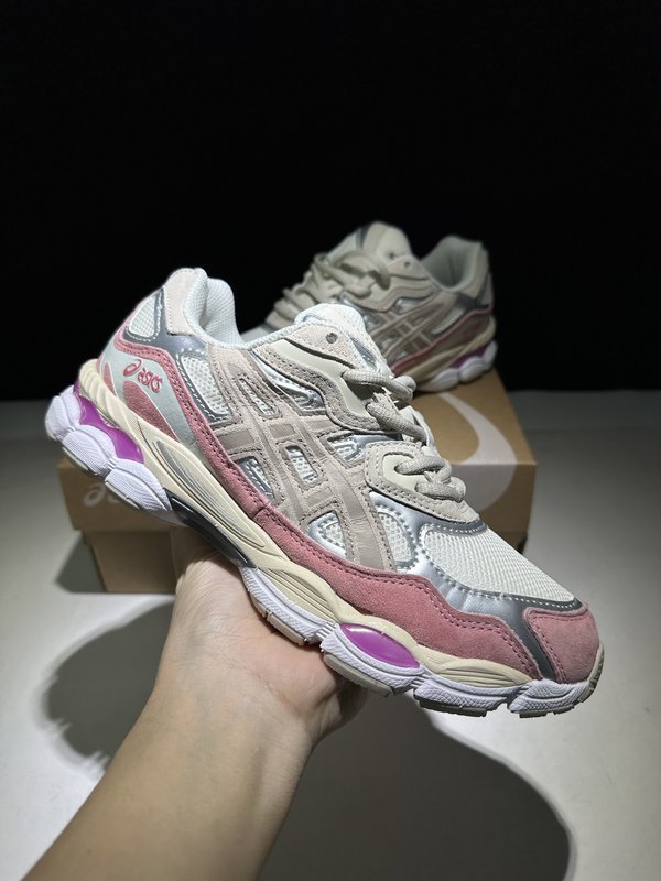 아식스 GEL-NYC 레트로 쿠션 통기성 운동화 001-259698