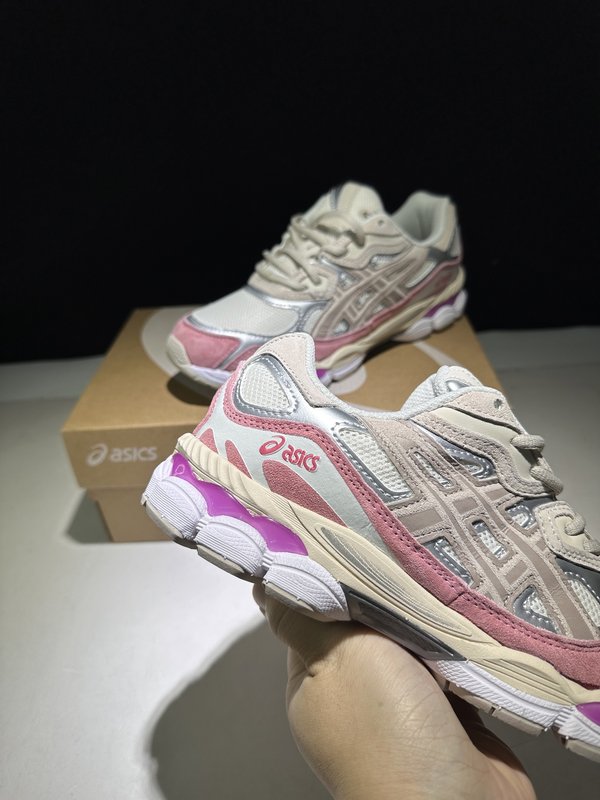 아식스 GEL-NYC 레트로 쿠션 통기성 운동화 001-259698