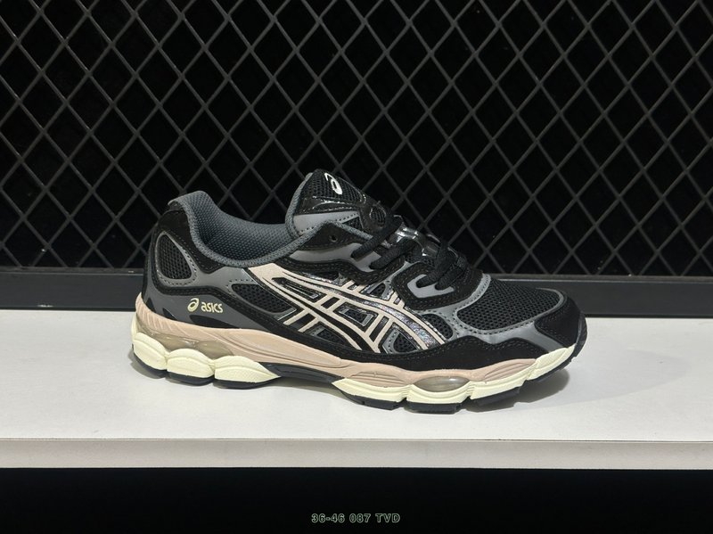 아식스 GEL-NYC 통기성 메쉬 빈티지 러닝화 001-259713