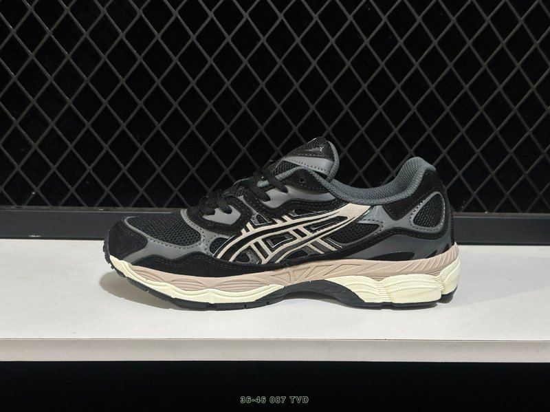 아식스 GEL-NYC 통기성 메쉬 빈티지 러닝화 001-259713