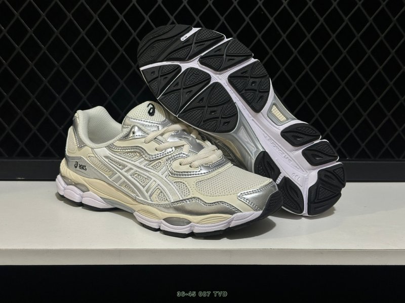 아식스 GEL-NYC 통기성 메쉬 빈티지 러닝화 001-259726