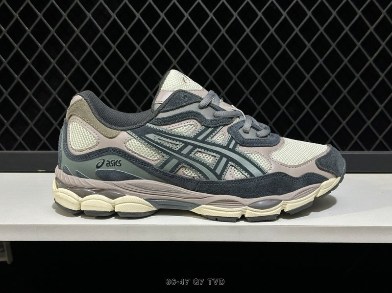 아식스 GEL-NYC 복고 쿠션 통기성 운동화 001-259920