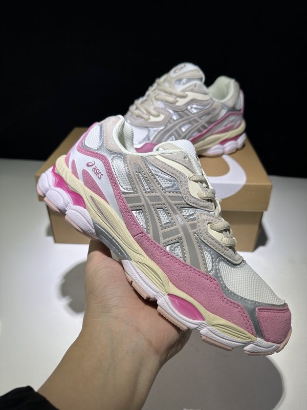 아식스 GEL-NYC 복고 쿠션 통기성 운동화 001-259936