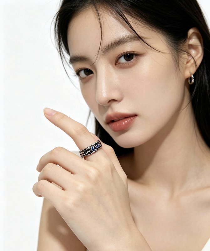 크롬하츠 클래식 멀티 크로스 링 001-262311