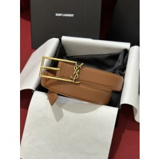 생로랑 YSL 여성용 빈티지 가죽 벨트 001-262365