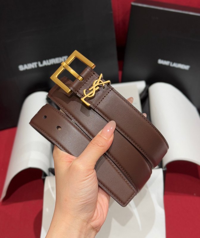 YSL 생로랑 여성용 레트로 버클 벨트 001-262369