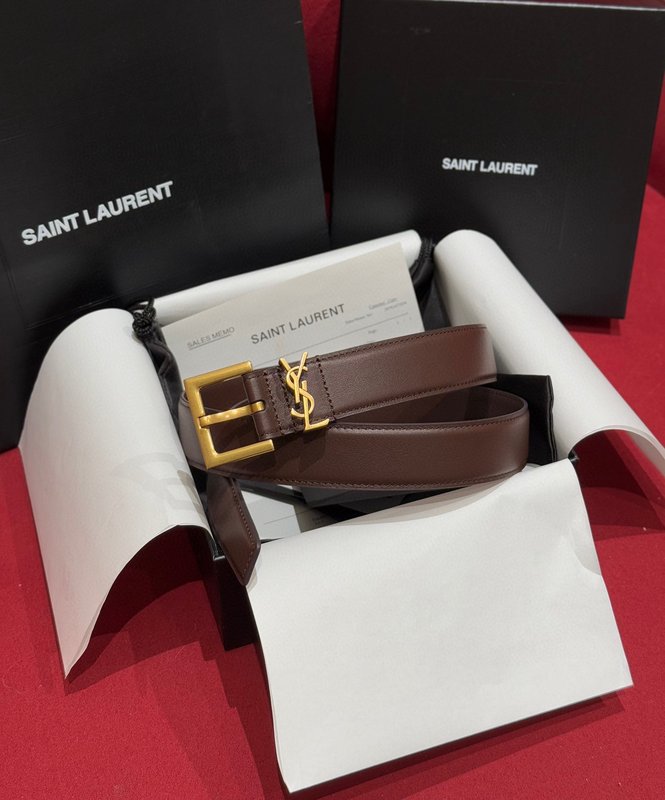 YSL 생로랑 여성용 레트로 버클 벨트 001-262369