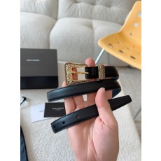 YSL 생로랑 빈티지 패션 블랙 벨트 001-262377