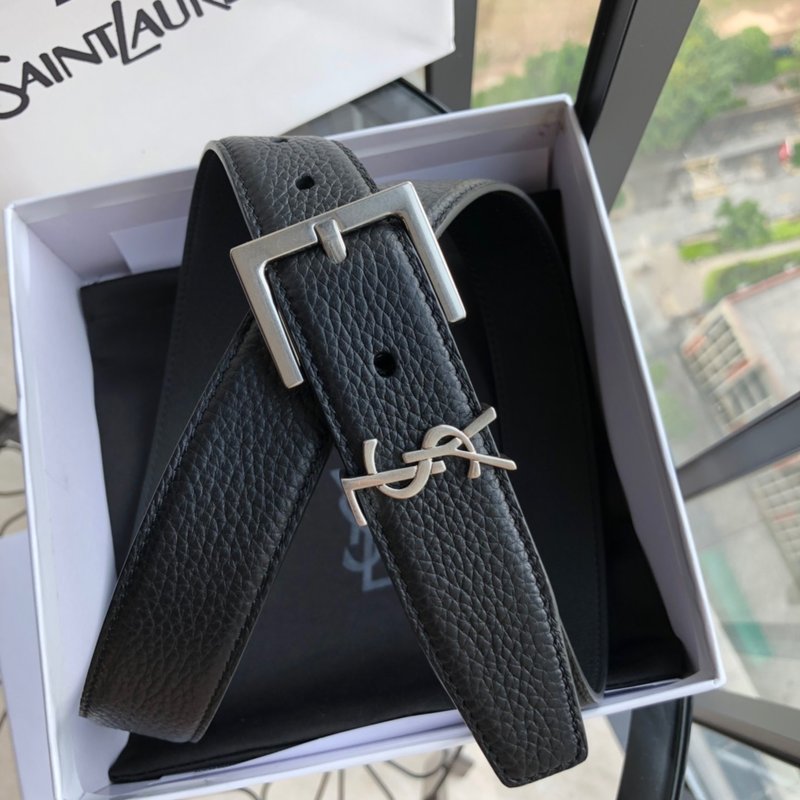 YSL 생로랑 3.0cm 여성용 빈티지 금속 벨트 001-262380