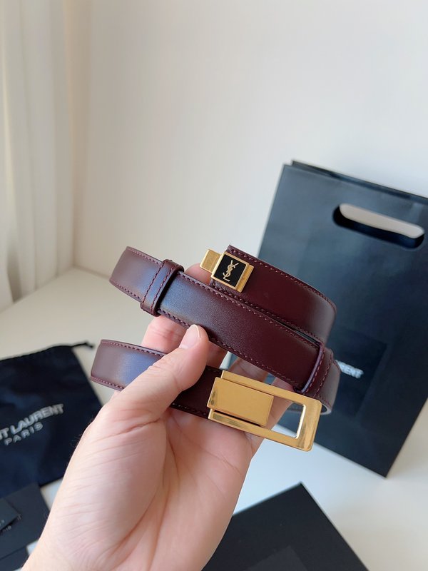 YSL 생로랑 샤르니에르 가죽 벨트 001-262389