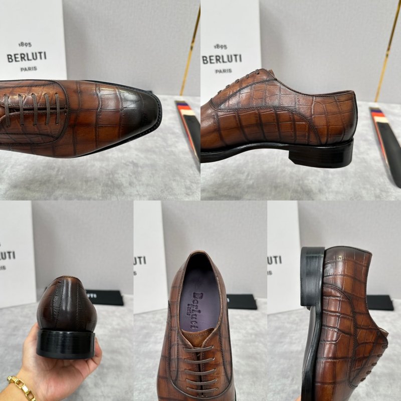 벨루티 남성 수제 염색 정장 구두 001-262485