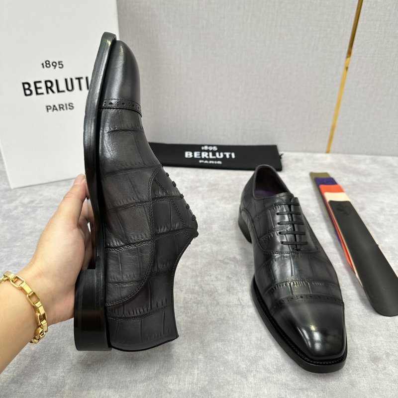 벨루티 남성 수제 염색 정장 구두 001-262488