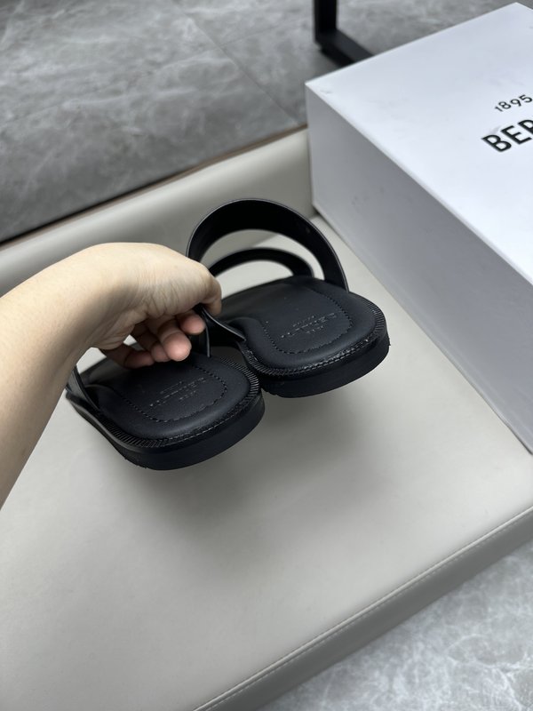 벨루티 남성 가죽 수제 염색 슬리퍼 001-262514