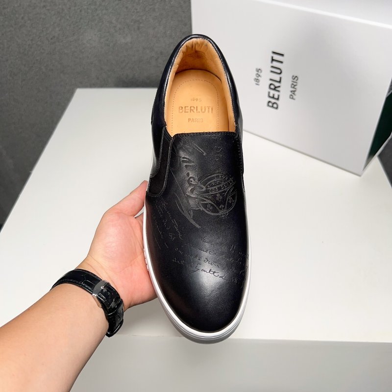 Berluti 벨루티 남성 수제 가죽 스니커즈 001-262553