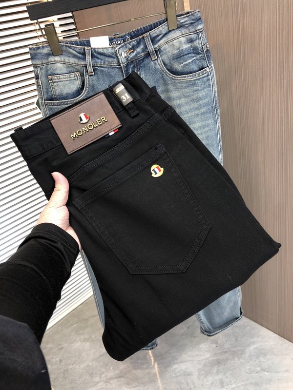 몽클레르 슬림 스트레이트 데님 팬츠 001-262893