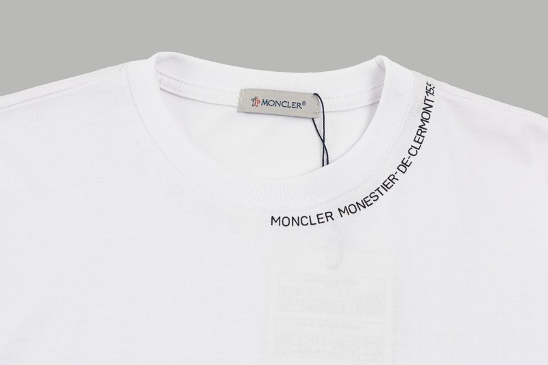 몽클레르 2025 봄 더블 야면 순면 반팔 티셔츠 001-262936