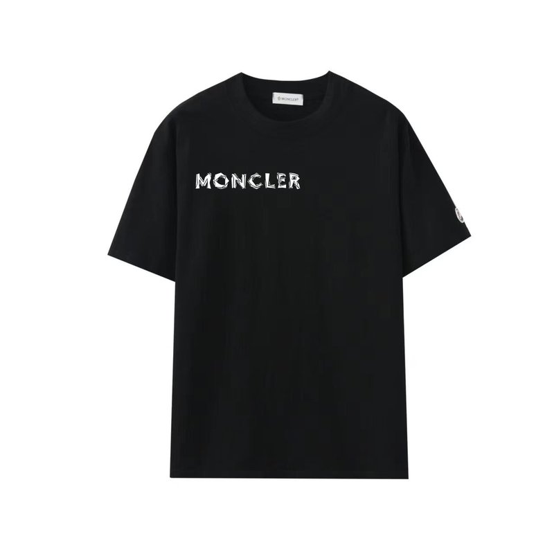 몽클레어 2025 듀얼사 면 소재 반팔 티셔츠 001-262983