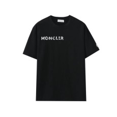 몽클레어 2025 듀얼사 면 소재 반팔 티셔츠 001-262983