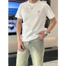 몽클레르 남성 라운드넥 반팔 티셔츠 이집트 면 001-263009