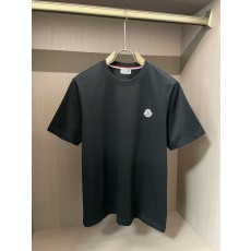 몽클레르 남성용 여름 신상 로고 반팔 티셔츠 001-263011