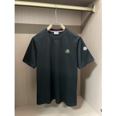 몽클레어 남성용 여름 신상 로고 반팔 티셔츠 001-263010