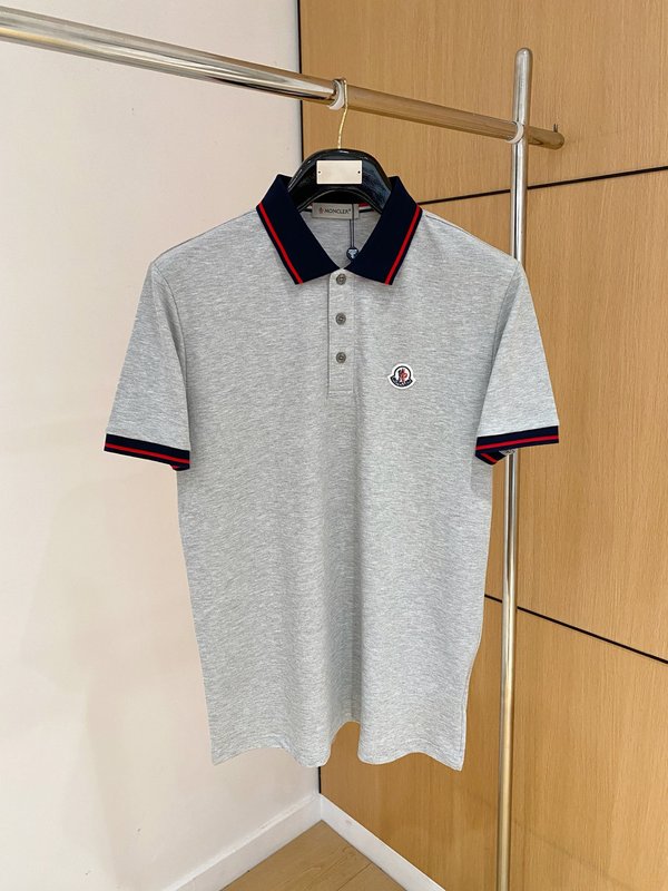 몽클레어 남성 반팔 폴로 셔츠 피케 면 자수 001-263021