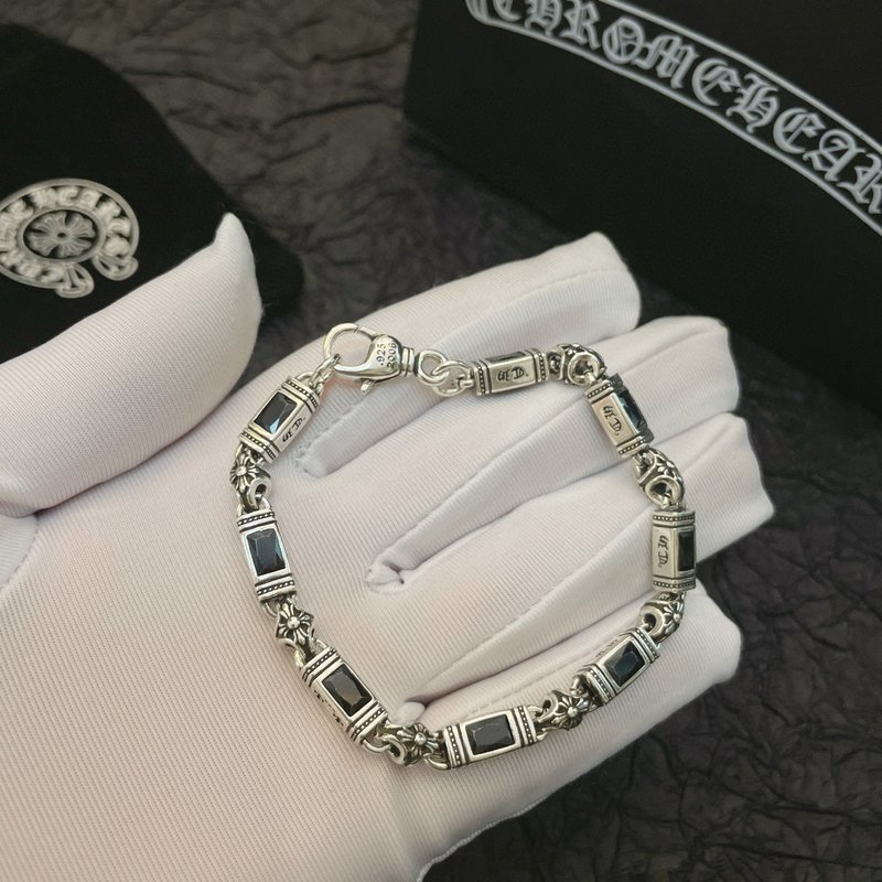 Chrome Hearts 크로스 다이아몬드 팔찌 001-263150