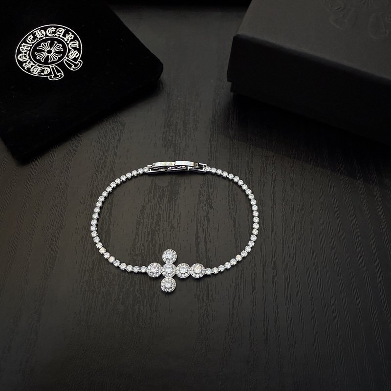 Chrome Hearts 크로스 다이아몬드 팔찌 001-263183