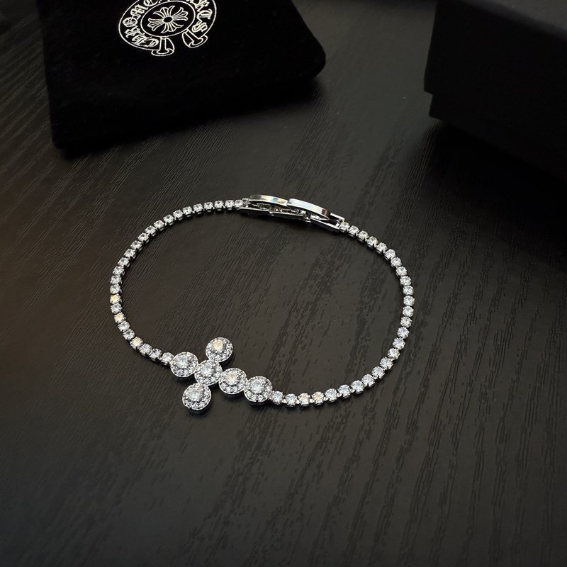 Chrome Hearts 크로스 다이아몬드 팔찌 001-263183