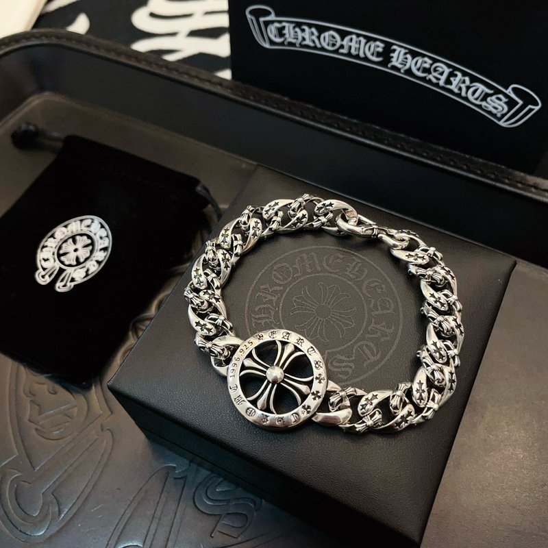 Chrome Hearts 클래식 빈티지 십자가 팔찌 001-263197