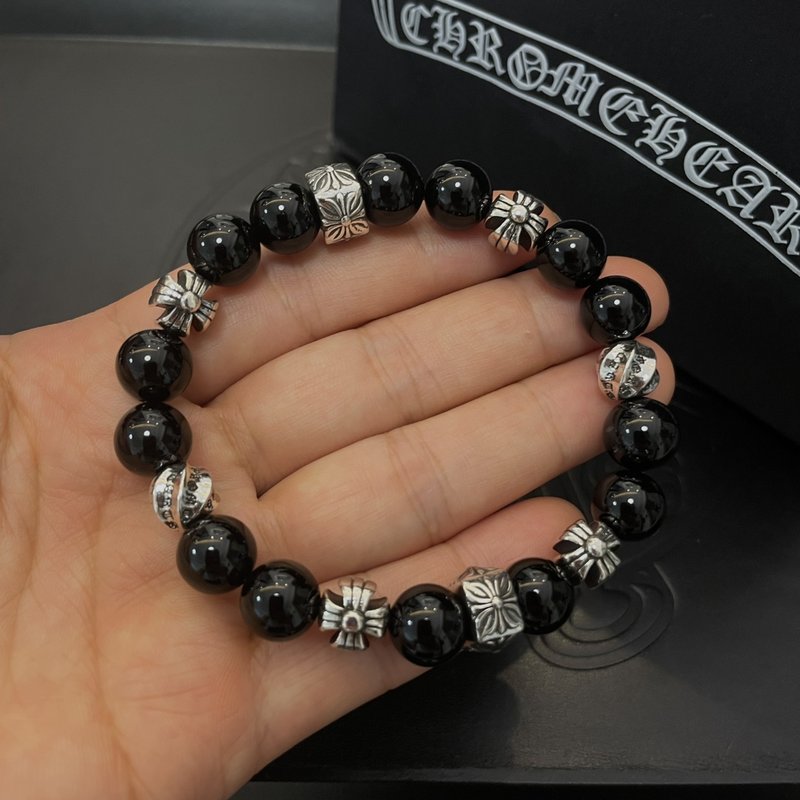 Chrome Hearts 흑요석 팔찌 001-263206