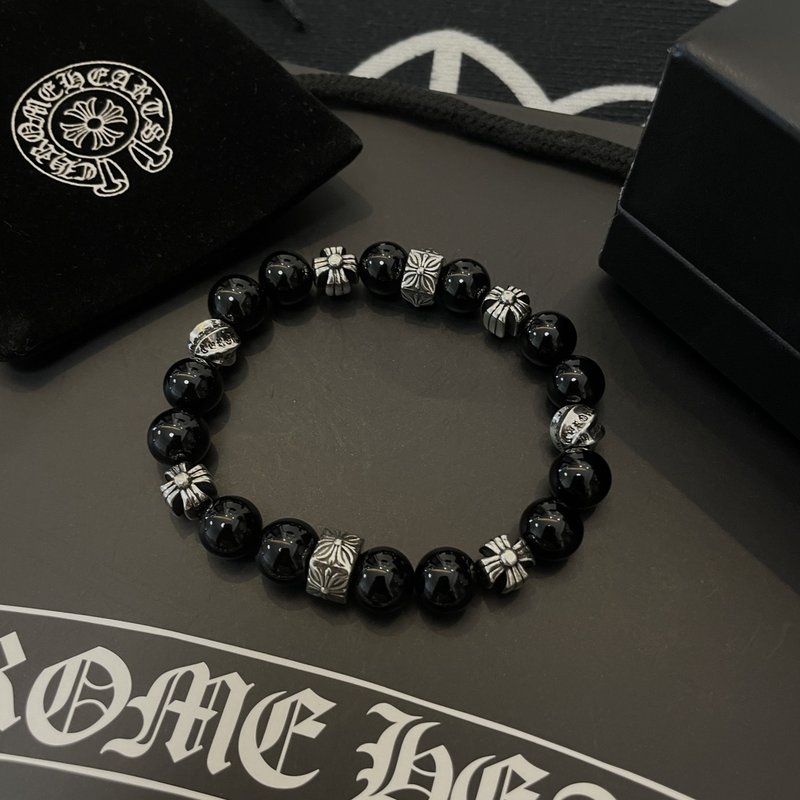 Chrome Hearts 흑요석 팔찌 001-263206