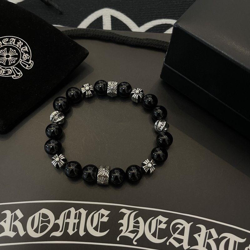 Chrome Hearts 흑요석 팔찌 001-263206