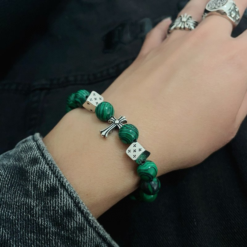 Chrome Hearts 빈티지 멀티 요소 팔찌 001-263267