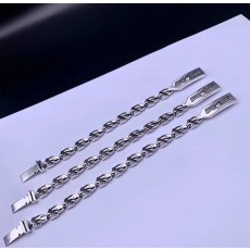 크롬하츠 실버 롤링스톤 혀 체인 브레이슬릿 001-263291