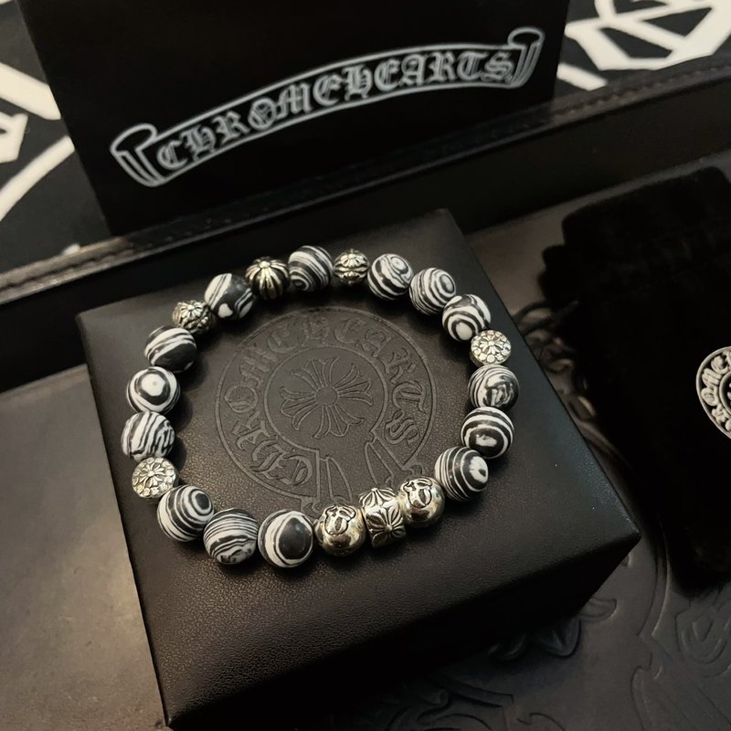 크롬하츠 클래식 빈티지 멀티 요소 손목팔찌 001-263321