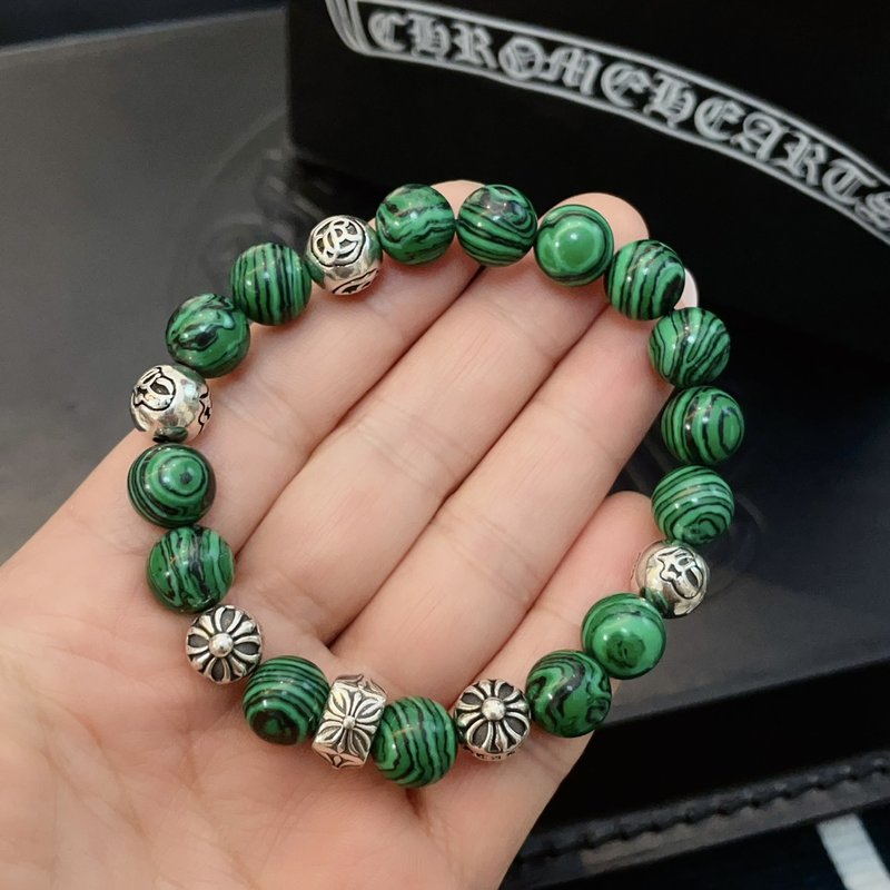 Chrome Hearts 클래식 빈티지 여러 요소 비취 001-263326