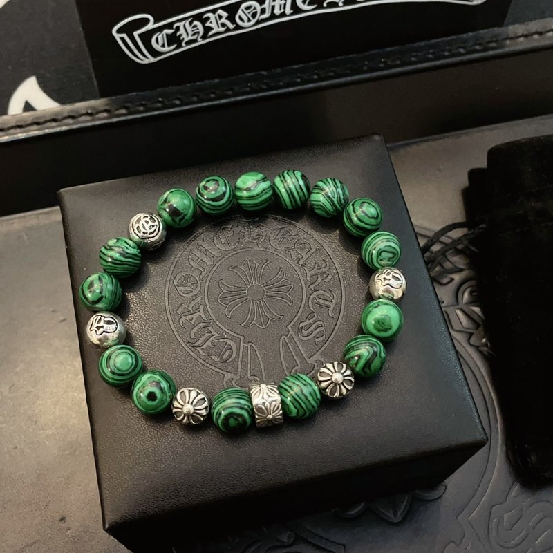 Chrome Hearts 클래식 빈티지 여러 요소 비취 001-263326