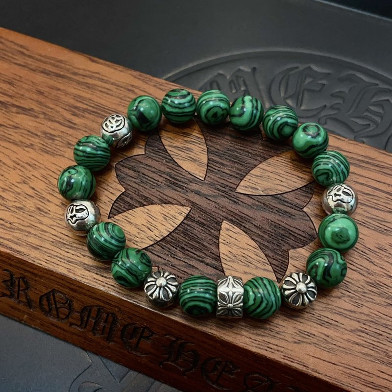 Chrome Hearts 클래식 빈티지 여러 요소 비취 001-263326