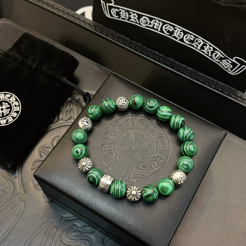 Chrome Hearts 클래식 빈티지 여러 요소 비취 001-263326